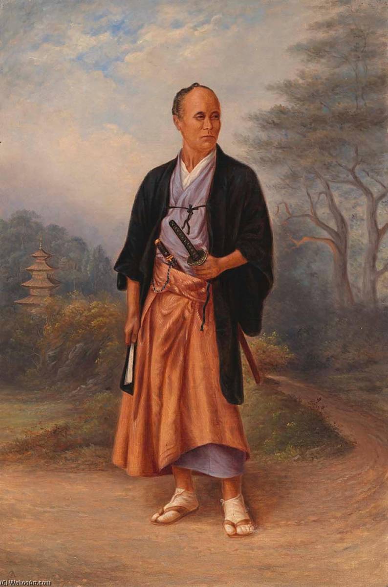 Ordinare Riproduzioni Di Quadri Giapponese, 1893 di Antonion Zeno Shindler (1823-1899) | ArtsDot.com