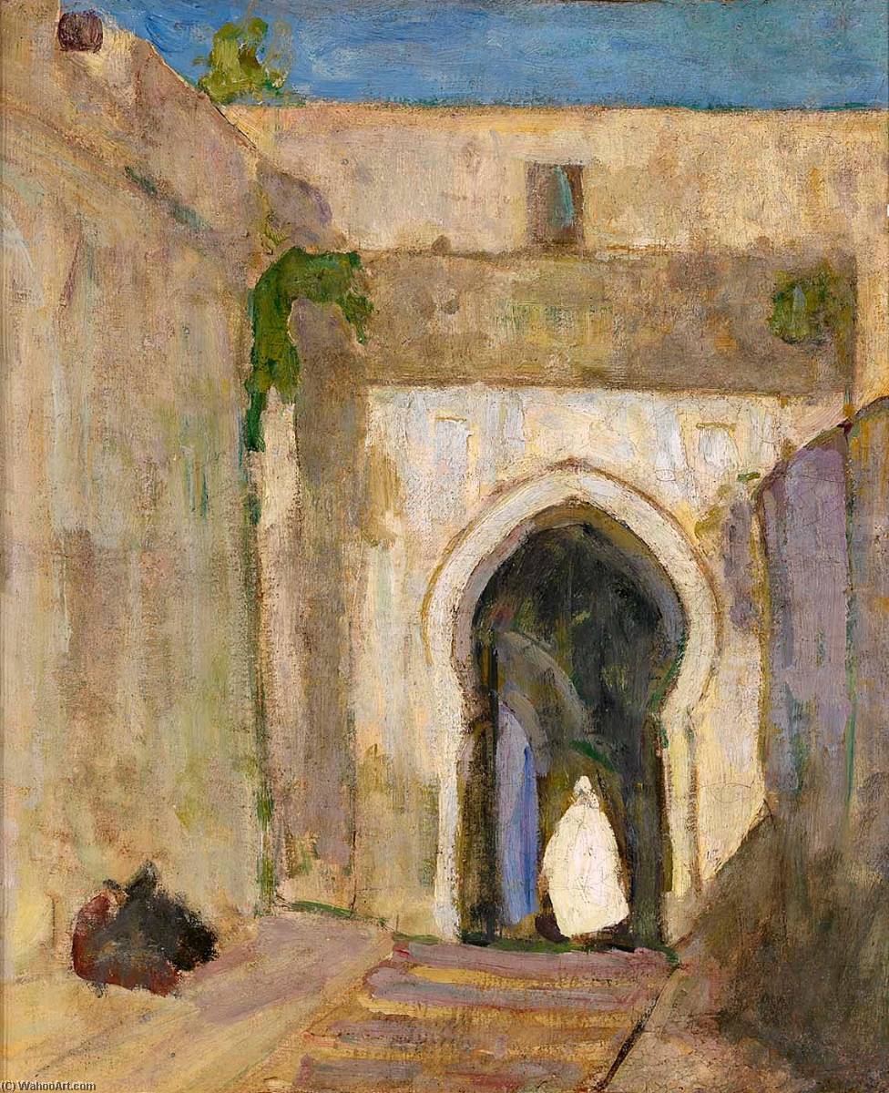 Order Art Reproductions Gateway, Tangier, 1910 by Henry Ossawa Tanner (1859-1937, United States) | ArtsDot.com