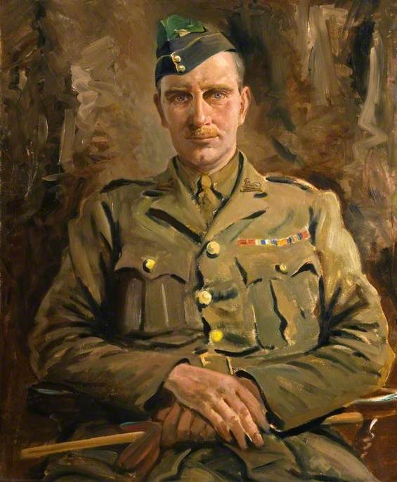 Order Art Reproductions Lieutenant Colonel G. N. Wood, OBE, 1940 by Edward Brian Seago (Inspired By) (1910-1974) | ArtsDot.com