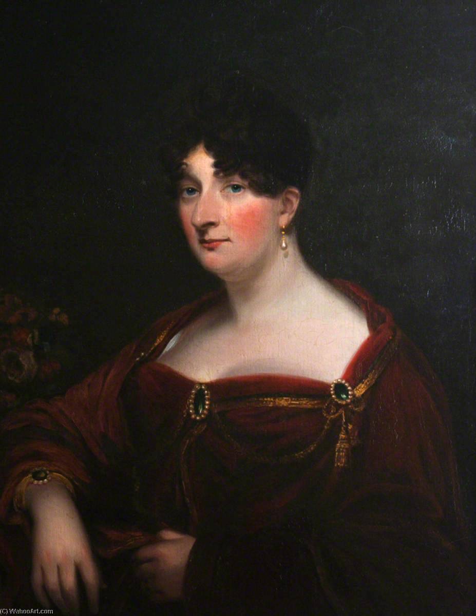 Order Artwork Replica Anne, Wife of the 13th Marquess of Winchester (b. before 1785–1841), 1815 by Thomas Stewardson (1781-1859) | ArtsDot.com