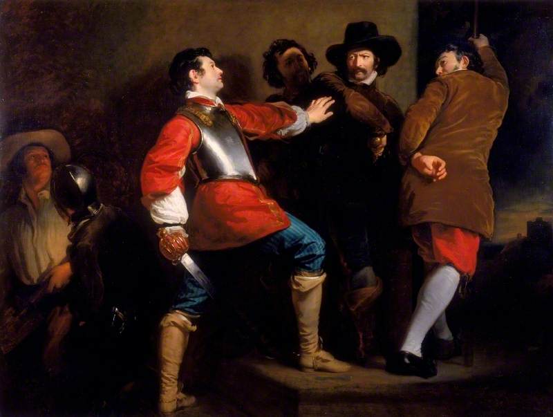 顺序 畫複製 发现Gunpowder Plot和Guy Fawkes, 1823 通过 Thomas Francis Dicksee | ArtsDot.com