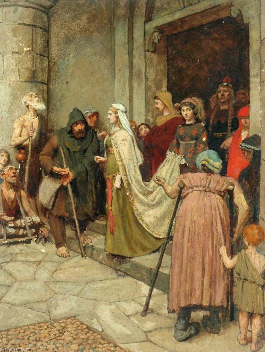 Buy Museum Art Reproductions The Message (An Incident in the History of the Merovingian Kings) by Charles Gogin (1844-1931) | ArtsDot.com