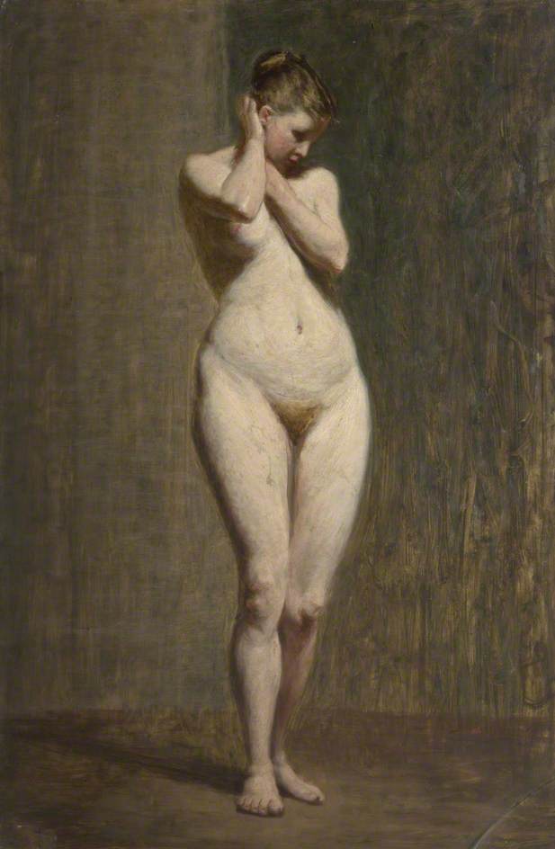 Order Artwork Replica Standing Female Nude, 1873 by John Robertson Reid (1851-1926) | ArtsDot.com