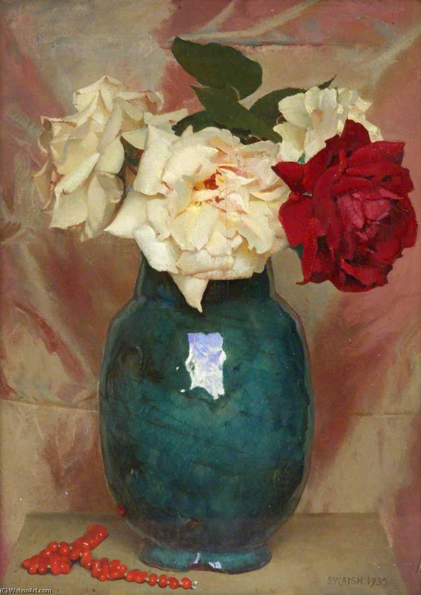 Order Oil Painting Replica The Persian Vase by Frederick George Swaish (1879-1931) | ArtsDot.com