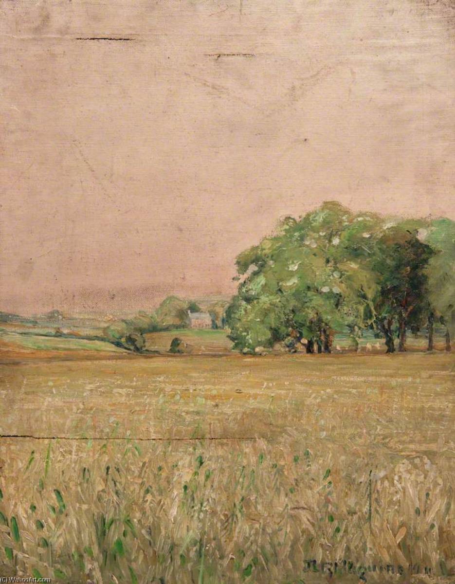 Buy Museum Art Reproductions Country in Summer, 1911 by John Elliot Maguire (1866-1920) | ArtsDot.com
