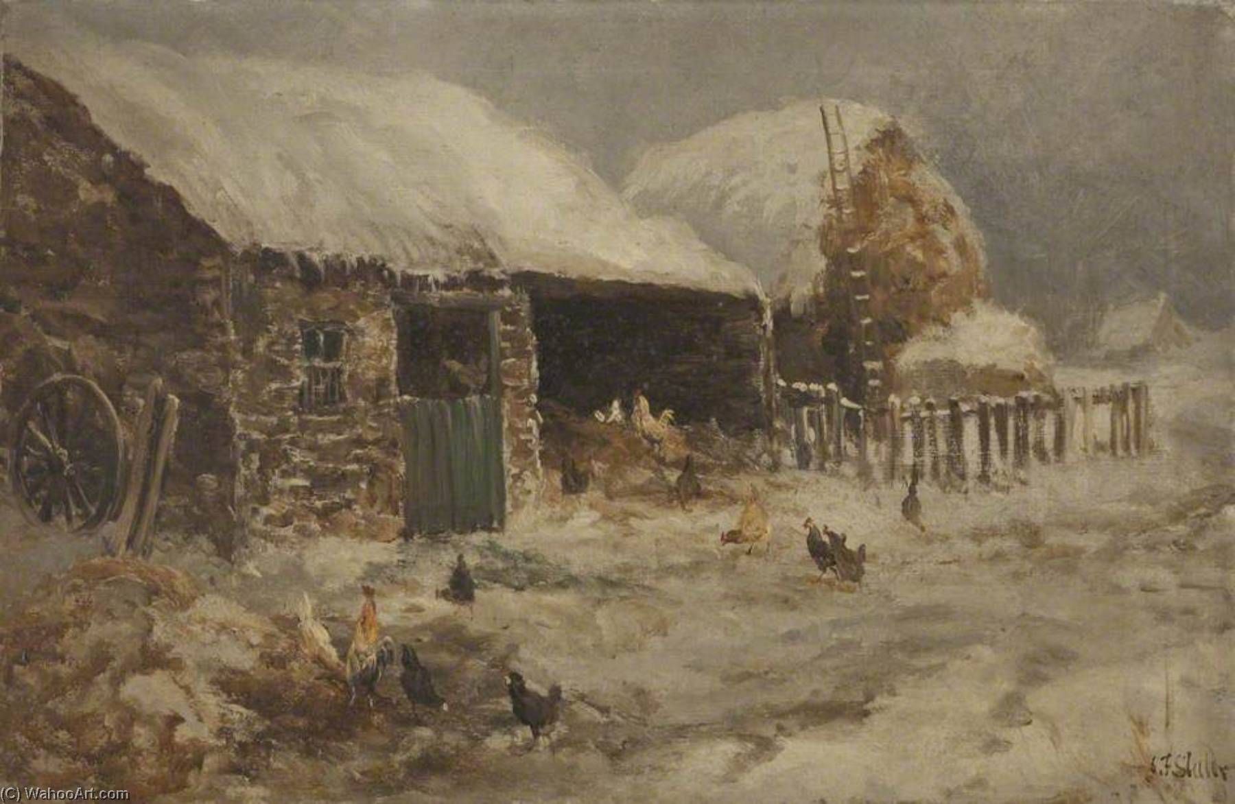 Buy Museum Art Reproductions Winter Weather by John Falconer Slater (1857-1937) | ArtsDot.com
