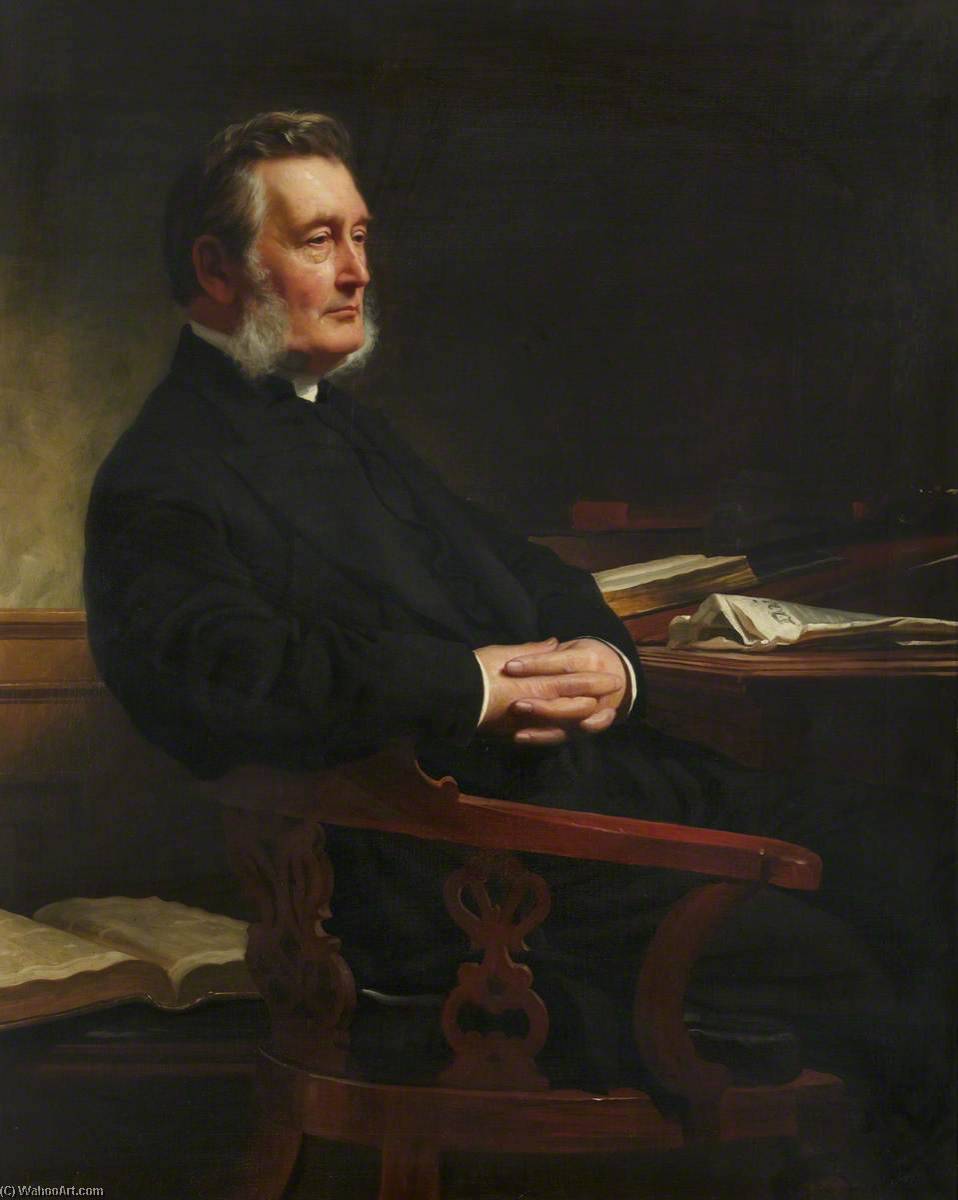 Order Artwork Replica Reverend Andrew Thomson (1842–1901), DD, 1878 by Norman Macbeth (1821-1888) | ArtsDot.com