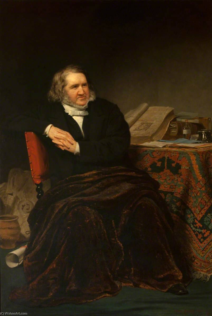 Order Oil Painting Replica Sir James Young Simpson (1811–1870) by Norman Macbeth (1821-1888) | ArtsDot.com