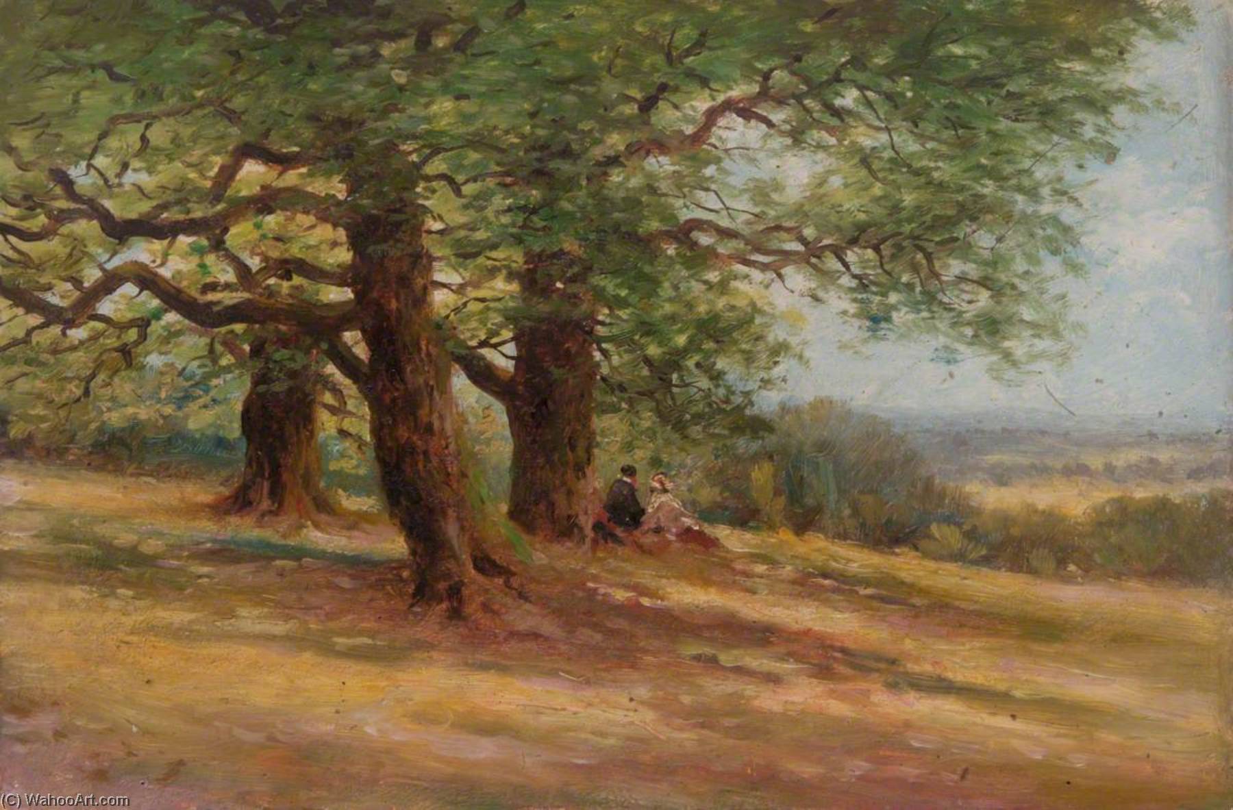 Order Oil Painting Replica East Heath, Sunny Afternoon by Robert Finlay Mcintyre (1846-1906) | ArtsDot.com