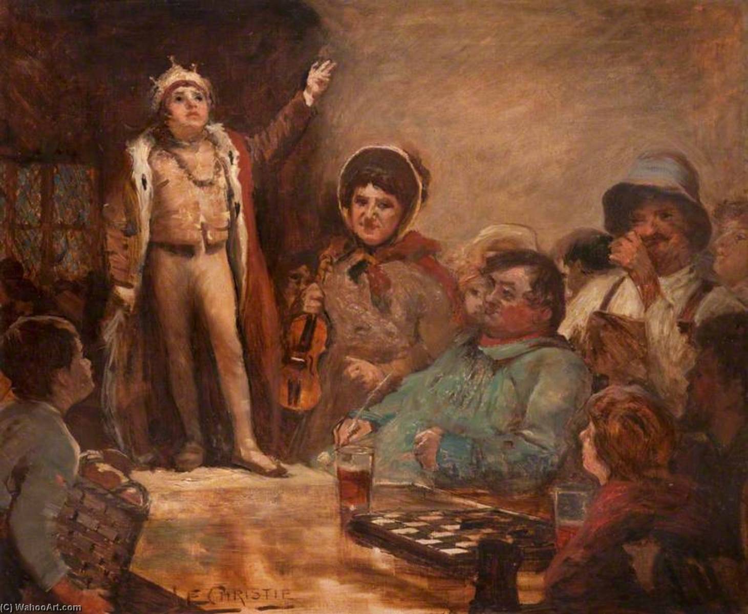 Purchase Oil Painting Replica The Boy Actor by James Elder Christie (1847-1914) | ArtsDot.com