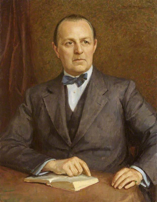 顺序 手工油畫 Geraldarry Beloe, Master (1922), Financer (1932-1944), 1944 通过 Arnold Mason (灵感来自) (1885-1963) | ArtsDot.com