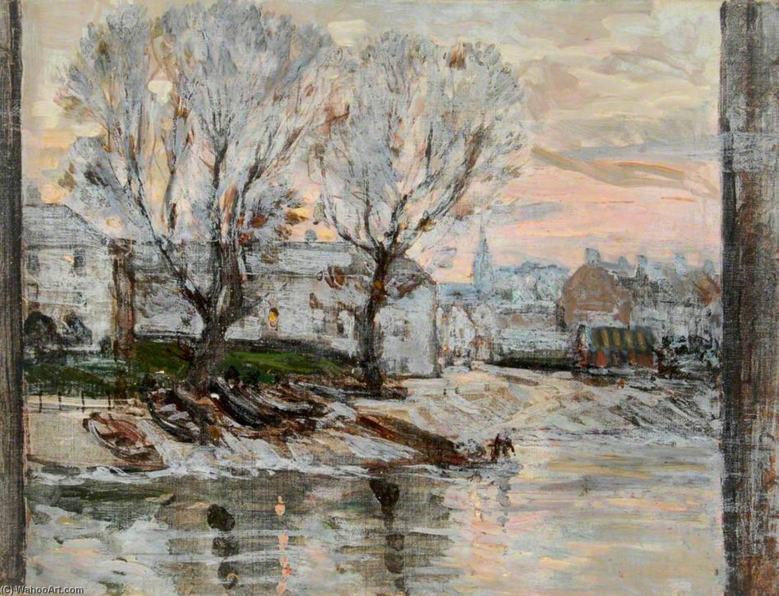 Order Oil Painting Replica White River by William Henry Charlton (1846-1918) | ArtsDot.com