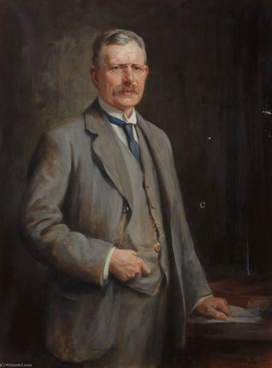 順序 手描き油絵 ロバート・W・ウォールエース, 1914 バイ Henry Wright Kerr (1857-1936) | ArtsDot.com
