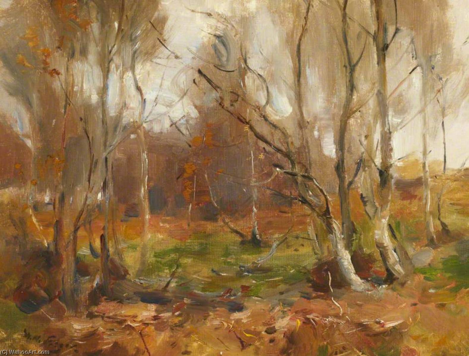 Order Oil Painting Replica Autumn Landscape by William Miller Frazer (Inspired By) (1864-1961) | ArtsDot.com
