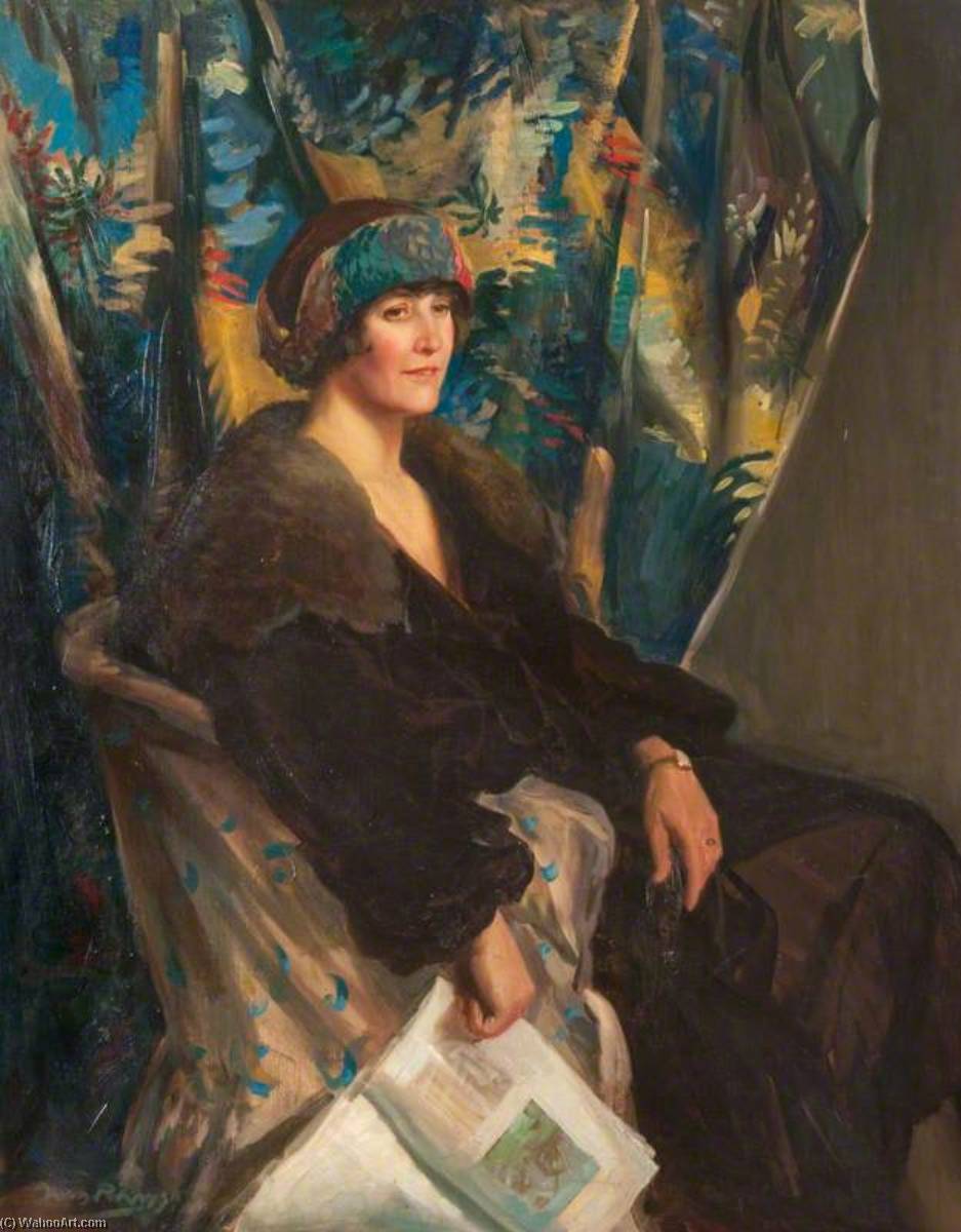 Purchase Oil Painting Replica Mrs Ramsay (recto) by David Prophet Ramsay (1888-1944) | ArtsDot.com