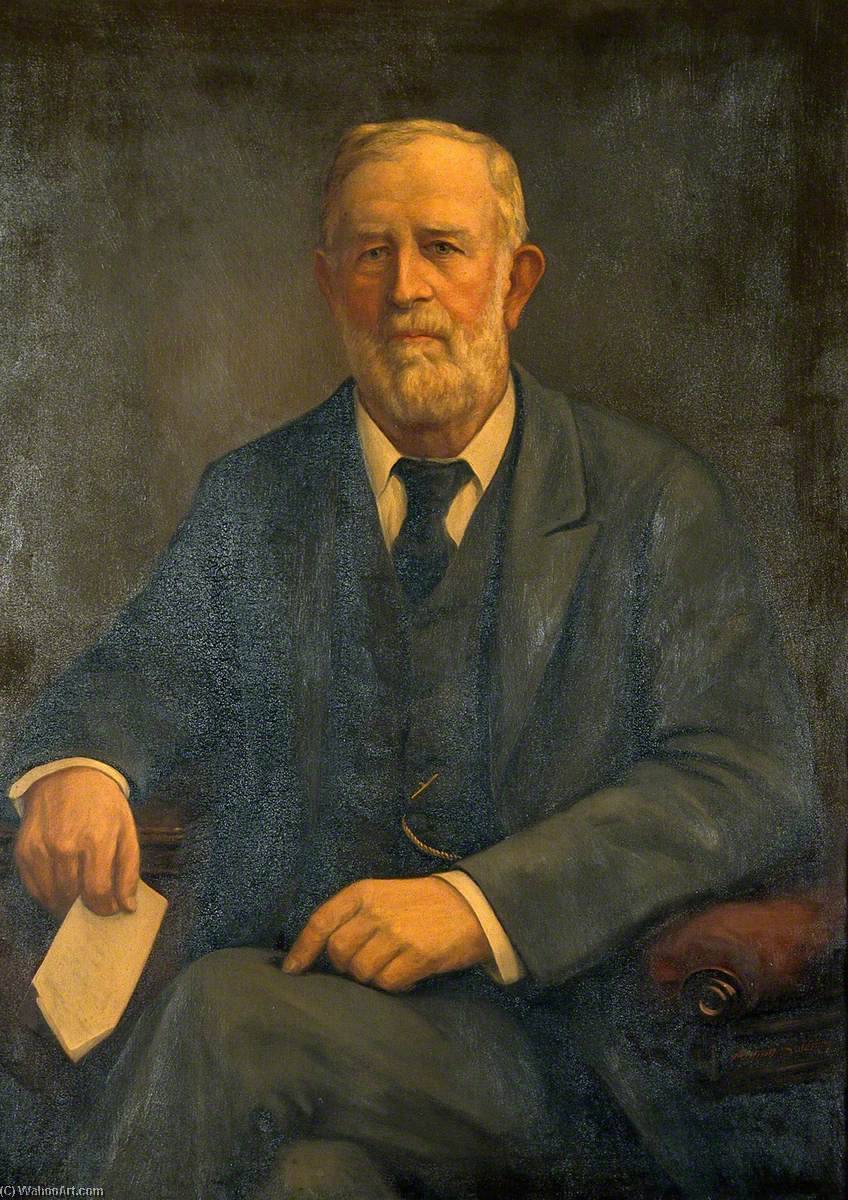 Order Oil Painting Replica Sir Norman Moore (1847–1922), Physician and Historian by Harry Herman Salomon (1860-1936) | ArtsDot.com