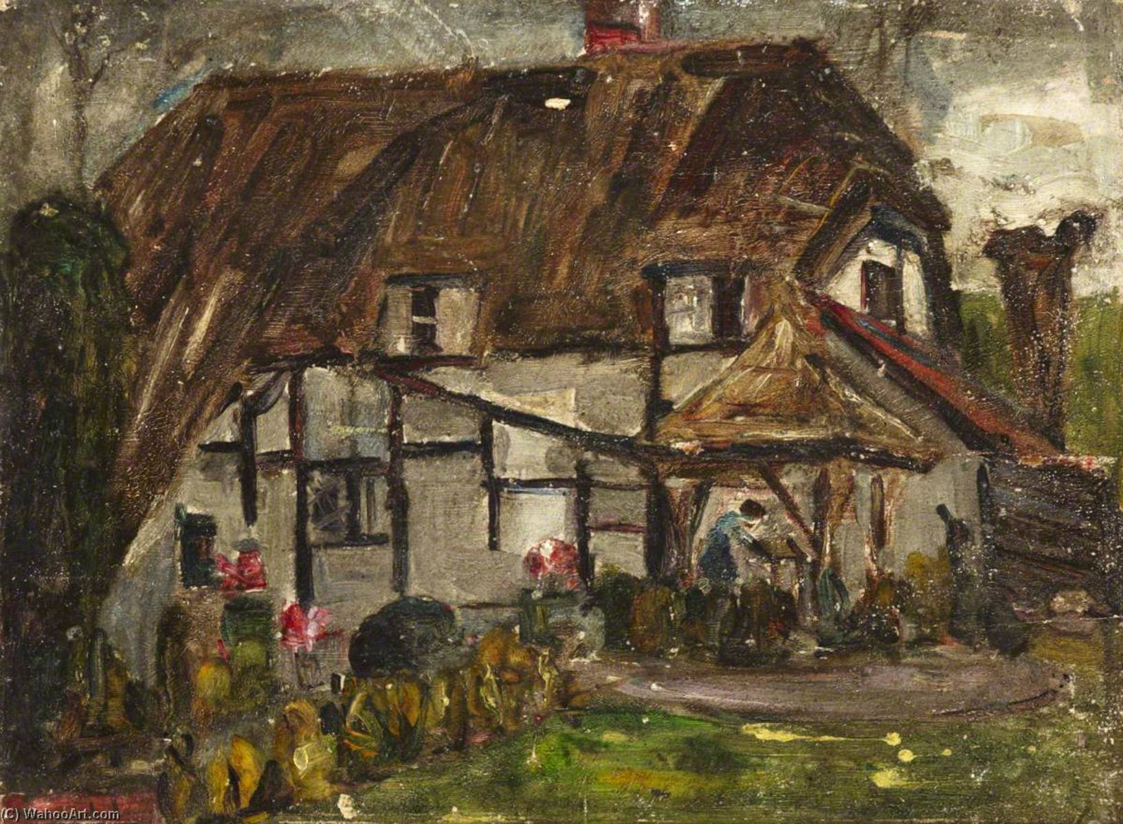 Buy Museum Art Reproductions Rustic Country Home, 1921 by Maud Ireland Button (Inspired By) (1877-1965) | ArtsDot.com