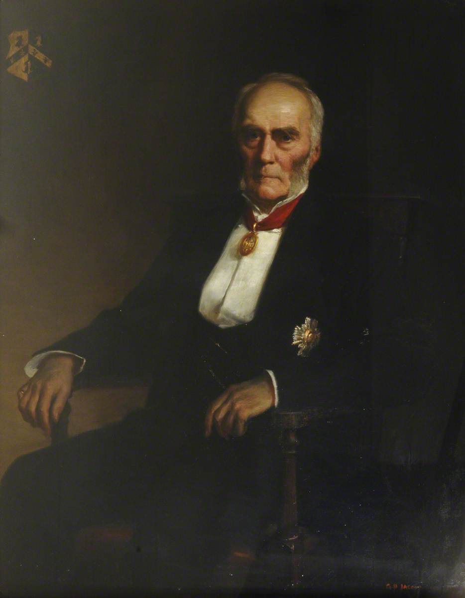 Buy Museum Art Reproductions Ralph Robert Wheeler (1819–1905), Lord Lingen, 1896 by George Percy Jacomb Hood (1857-1929) | ArtsDot.com