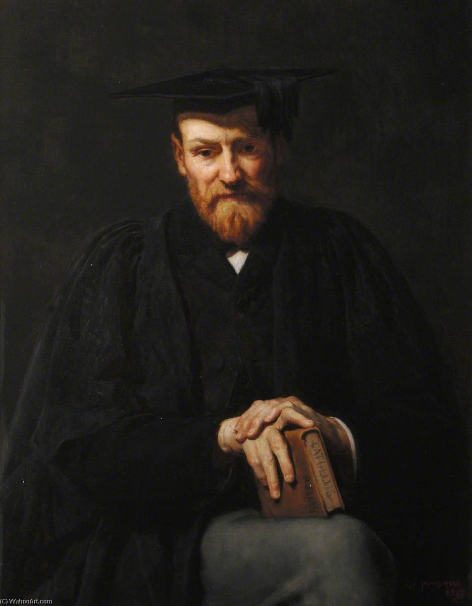 Order Oil Painting Replica Robinson Ellis (1834–1913), Professor of Latin, 1889 by George Percy Jacomb Hood (1857-1929) | ArtsDot.com