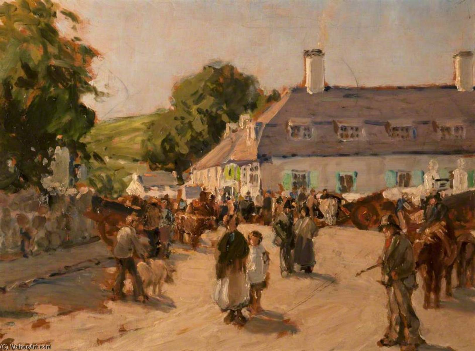 Order Artwork Replica Fair Day, Cushendun by James Humbert Craig (1877-1944) | ArtsDot.com