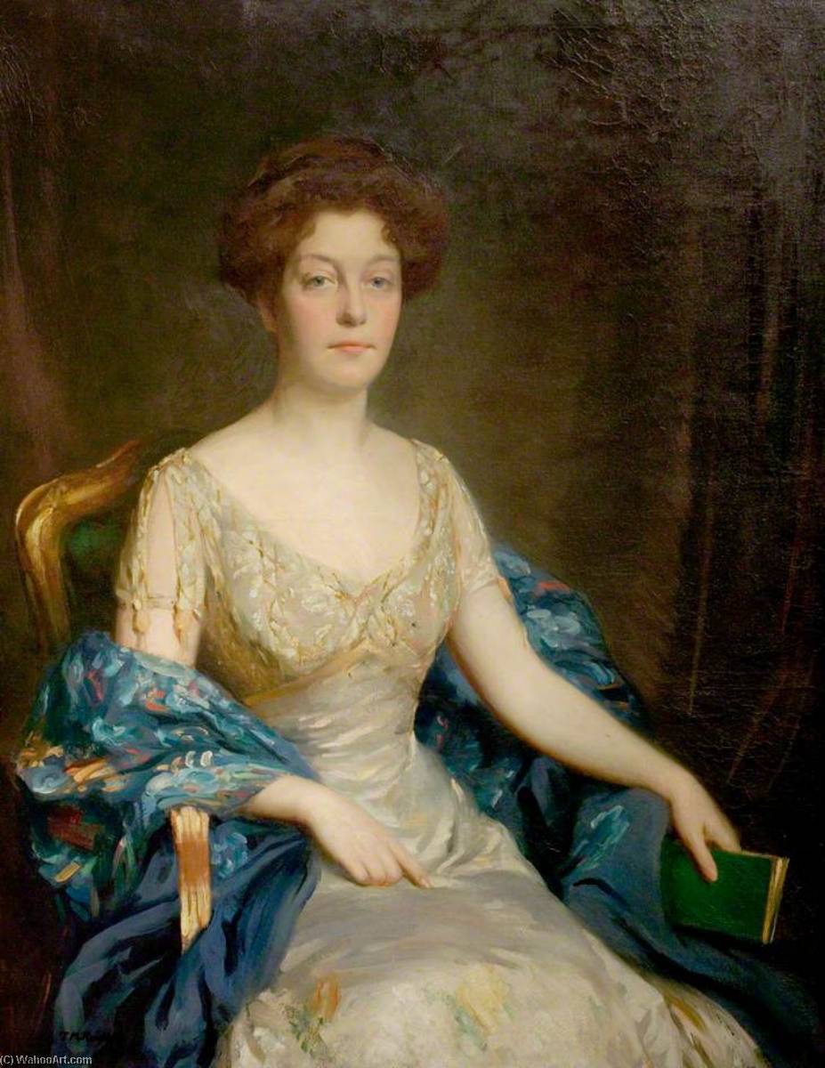 Order Artwork Replica Kathleen (1872–1955), 7th Duchess of Newcastle under Lyne by Thomas Martine Ronaldson (1881-1942) | ArtsDot.com