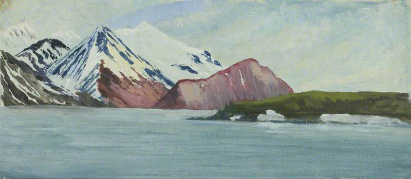 Order Artwork Replica Spitsbergen, Wood Bay, West Shore Porphyrite Exposure, 1921 by Roger Pocock (1865-1941) | ArtsDot.com