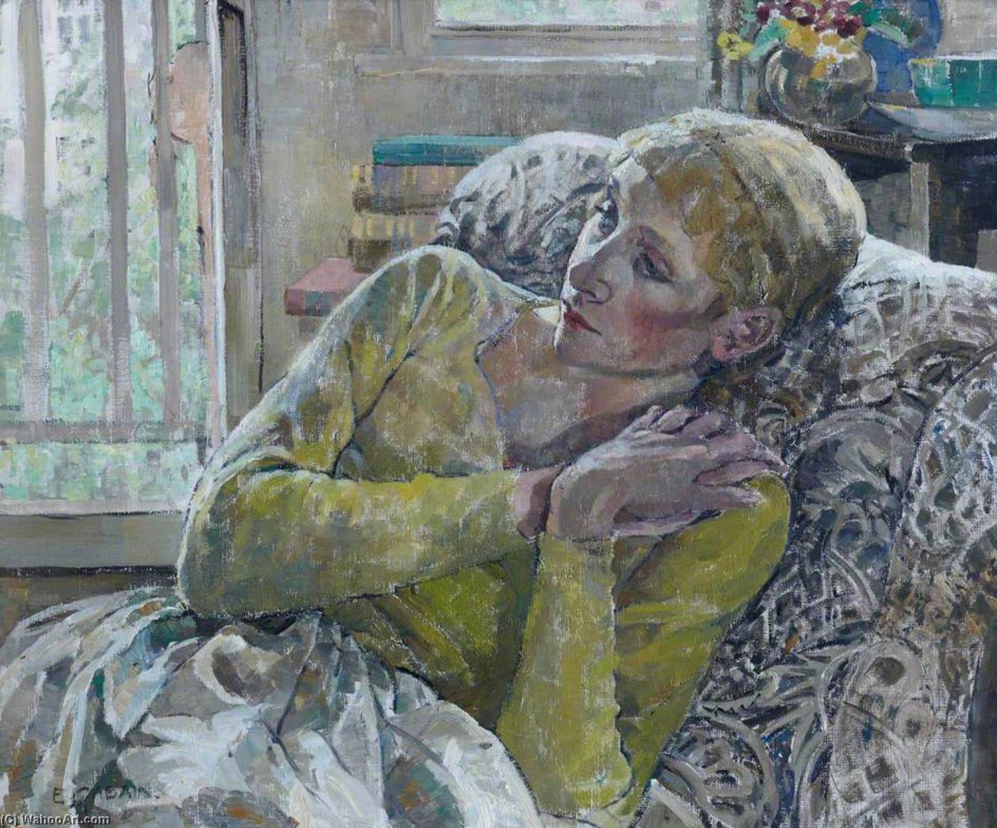 Ordinare Riproduzioni D'arte Après midi de jeune fille, 1936 di Ethel Leontine Gabain (1883-1950, France) | ArtsDot.com