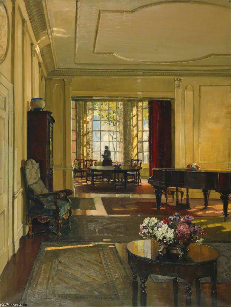 Order Artwork Replica An Artist`s Home, 1927 by Herbert Davis Richter (Inspired By) (1874-1955) | ArtsDot.com