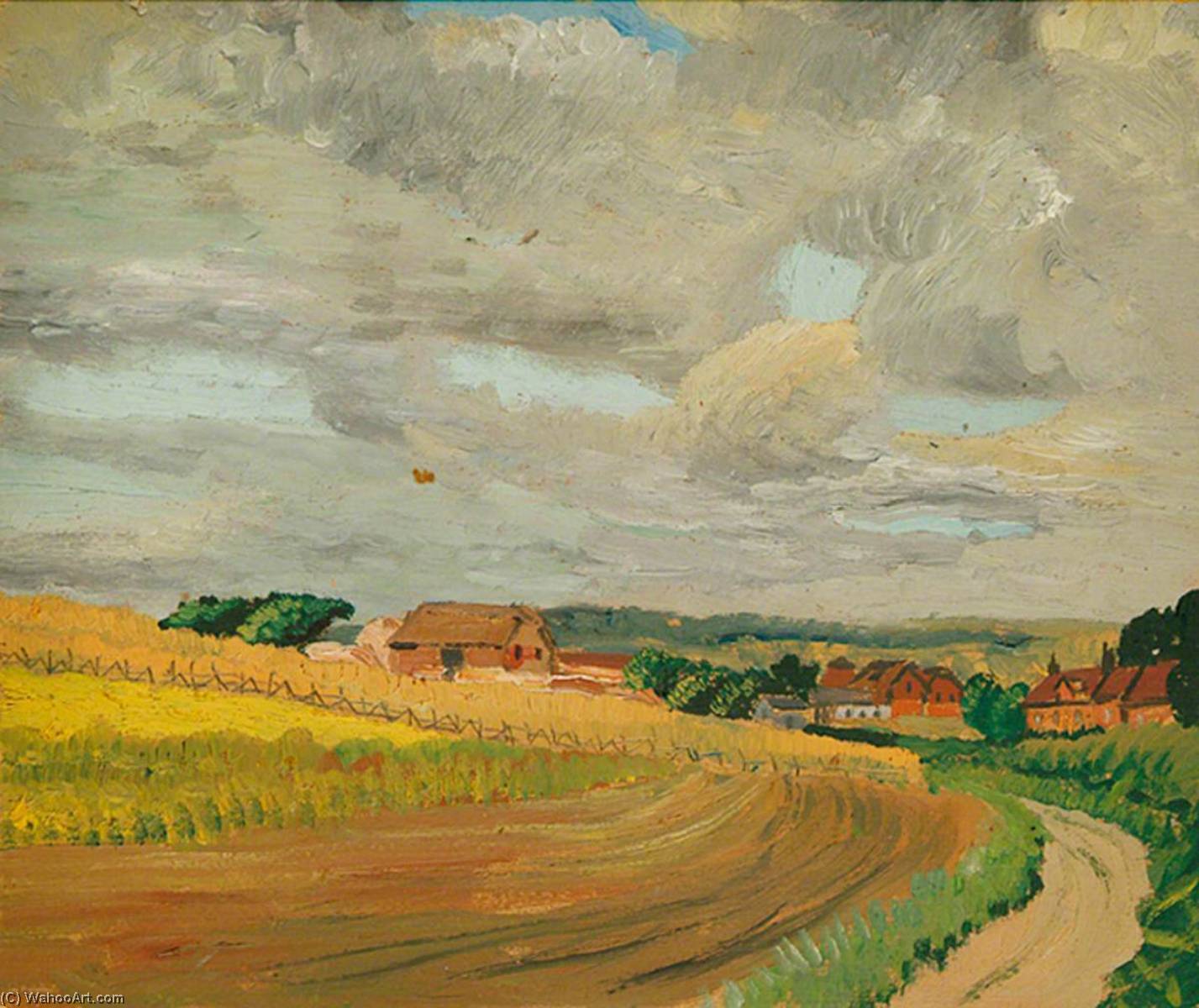 Buy Museum Art Reproductions Hangleton, near Brighton, East Sussex by Eric Trayler Cook (Inspired By) (1893-1978) | ArtsDot.com