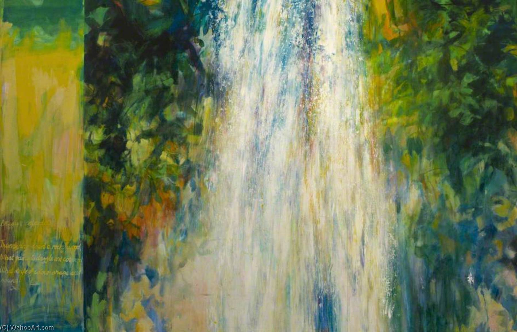 Waterfalls (panel 7 of 12), 1992 by Melvyn Chantrey Melvyn Chantrey | ArtsDot.com