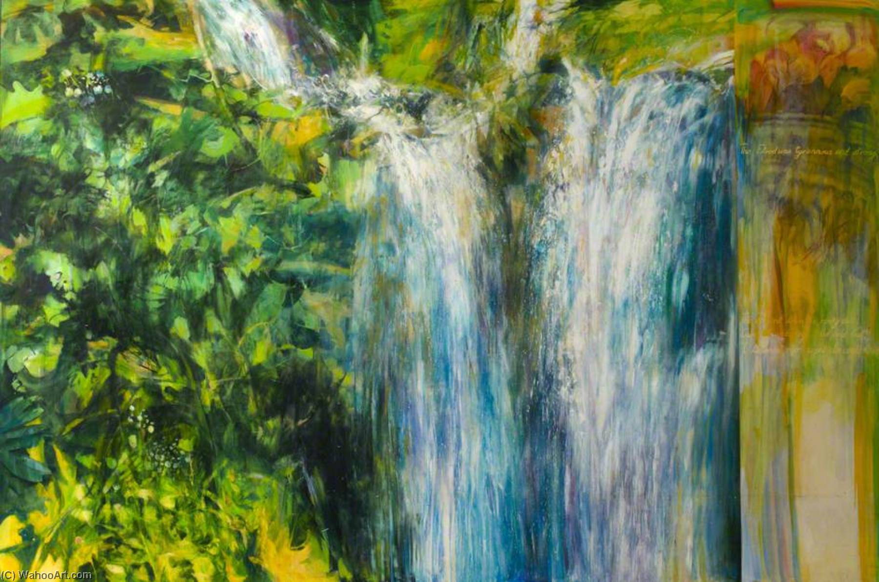 Waterfalls (panel 12 of 12), 1992 by Melvyn Chantrey Melvyn Chantrey | ArtsDot.com