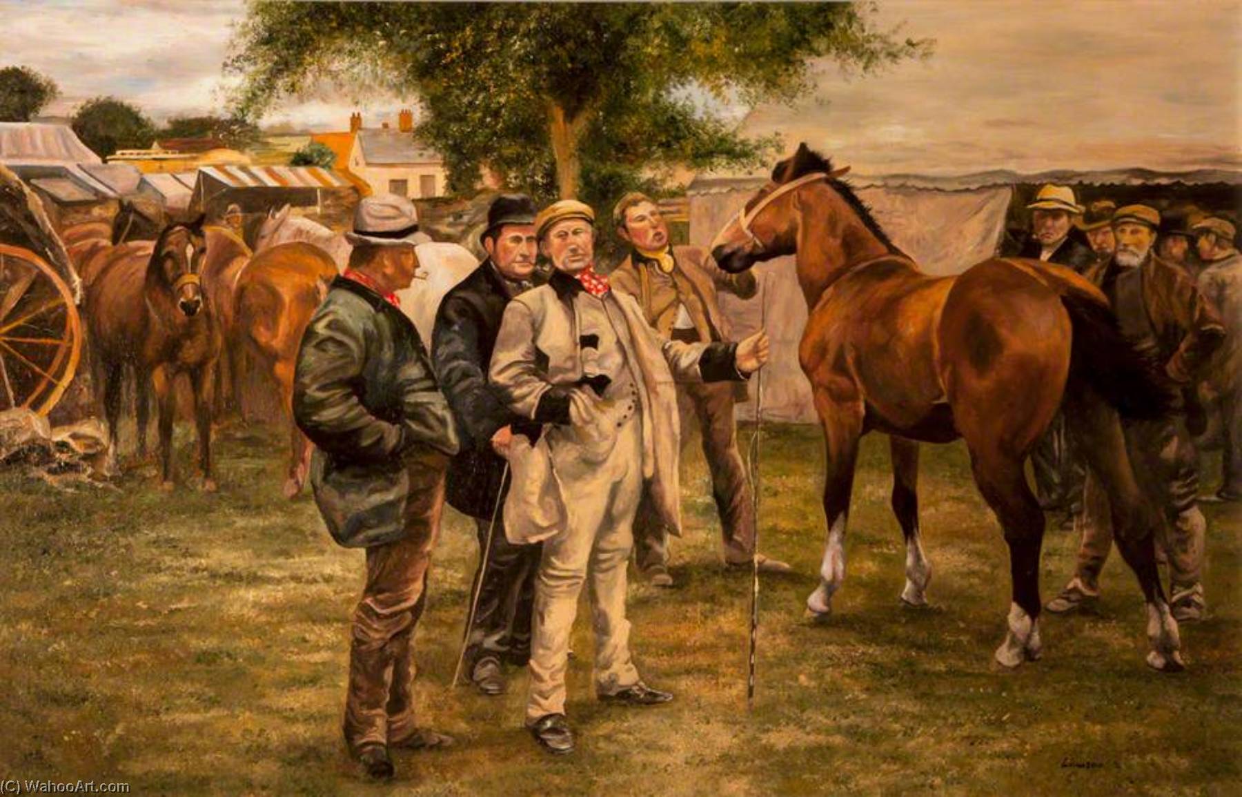 Horse Fair by John Andrew Lawson John Andrew Lawson | ArtsDot.com