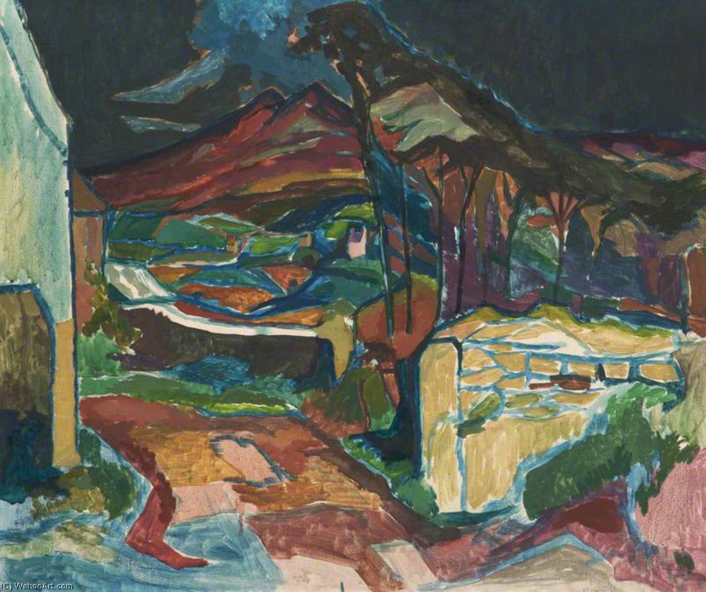 Landscape 2 by Joan Hargreaves (1921-2007) Joan Hargreaves | ArtsDot.com