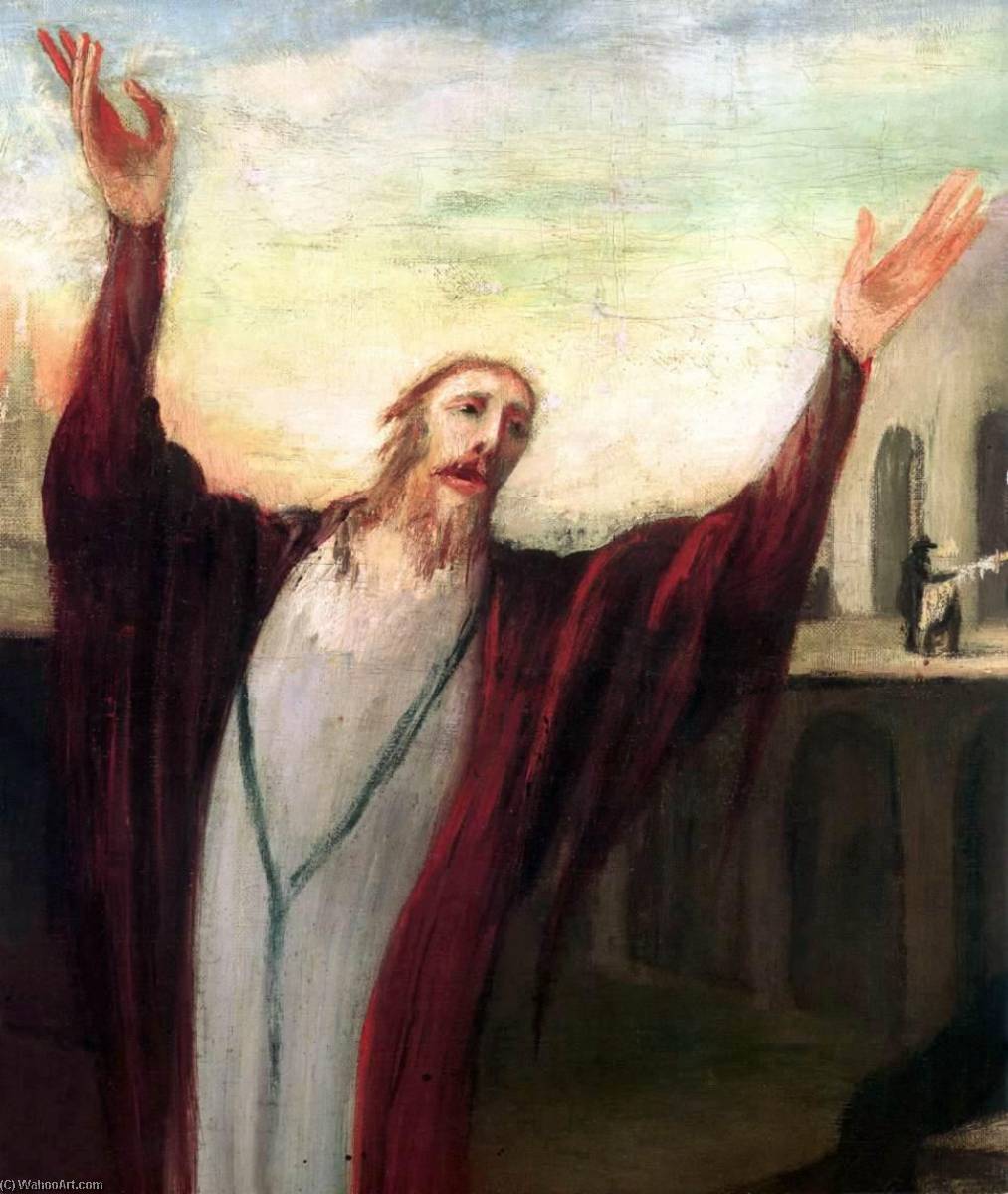 Buy Museum Art Reproductions Praying Saviour (detail), 1903 by Tivadar Kosztka Csontváry | ArtsDot.com
