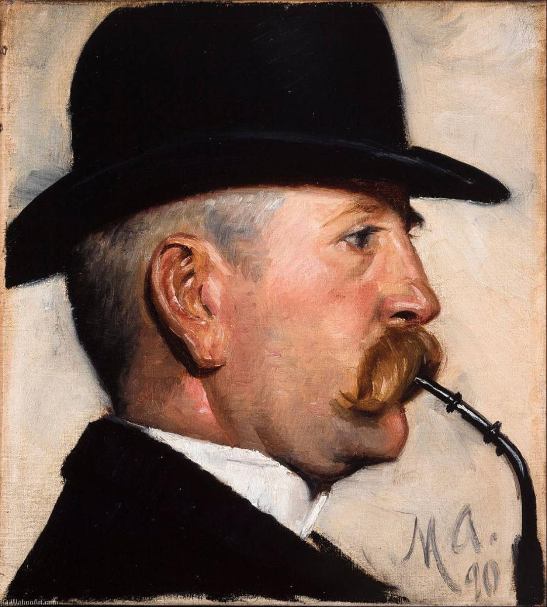 Order Artwork Replica Michael Therkildsen, 1890 by Michael Peter Ancher (1849-1927) | ArtsDot.com