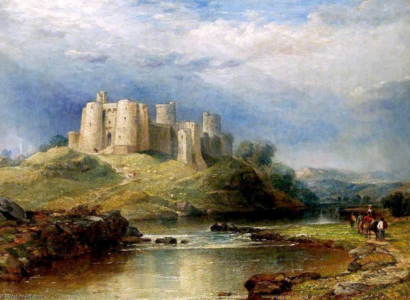 Order Paintings Reproductions Kidwelly Castle by David Cox The Elder (1783-1859) | ArtsDot.com