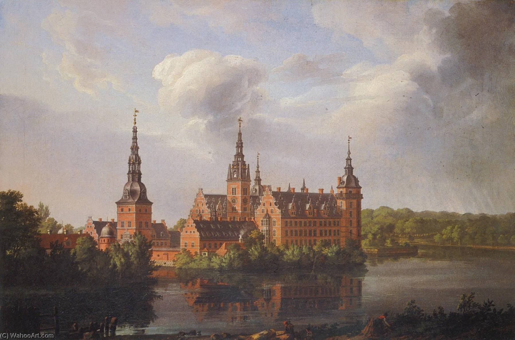 Buy Museum Art Reproductions Frederiksborg Castle, 1814 by Johan Christian Clausen Dahl (1788-1857, Norway) | ArtsDot.com