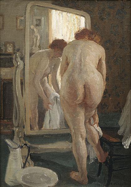 Buy Museum Art Reproductions English After the bath Français Après le bain, 1911 by Emanuel Phillips Fox (1865-1915, Australia) | ArtsDot.com