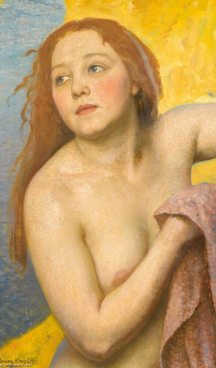 Order Paintings Reproductions The Bather by Dame Laura Knight (Inspired By) (1877-1970, United Kingdom) | ArtsDot.com