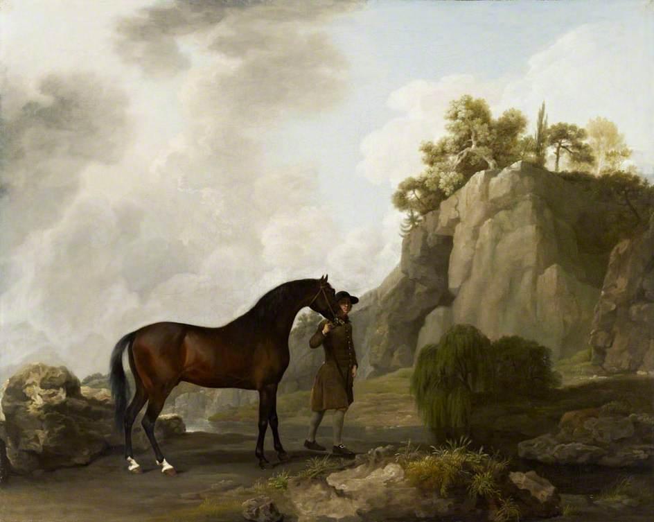 Order Artwork Replica The Marquess of Rockingham`s Arabian Stallion, 1780 by George Stubbs (1724-1806, United Kingdom) | ArtsDot.com