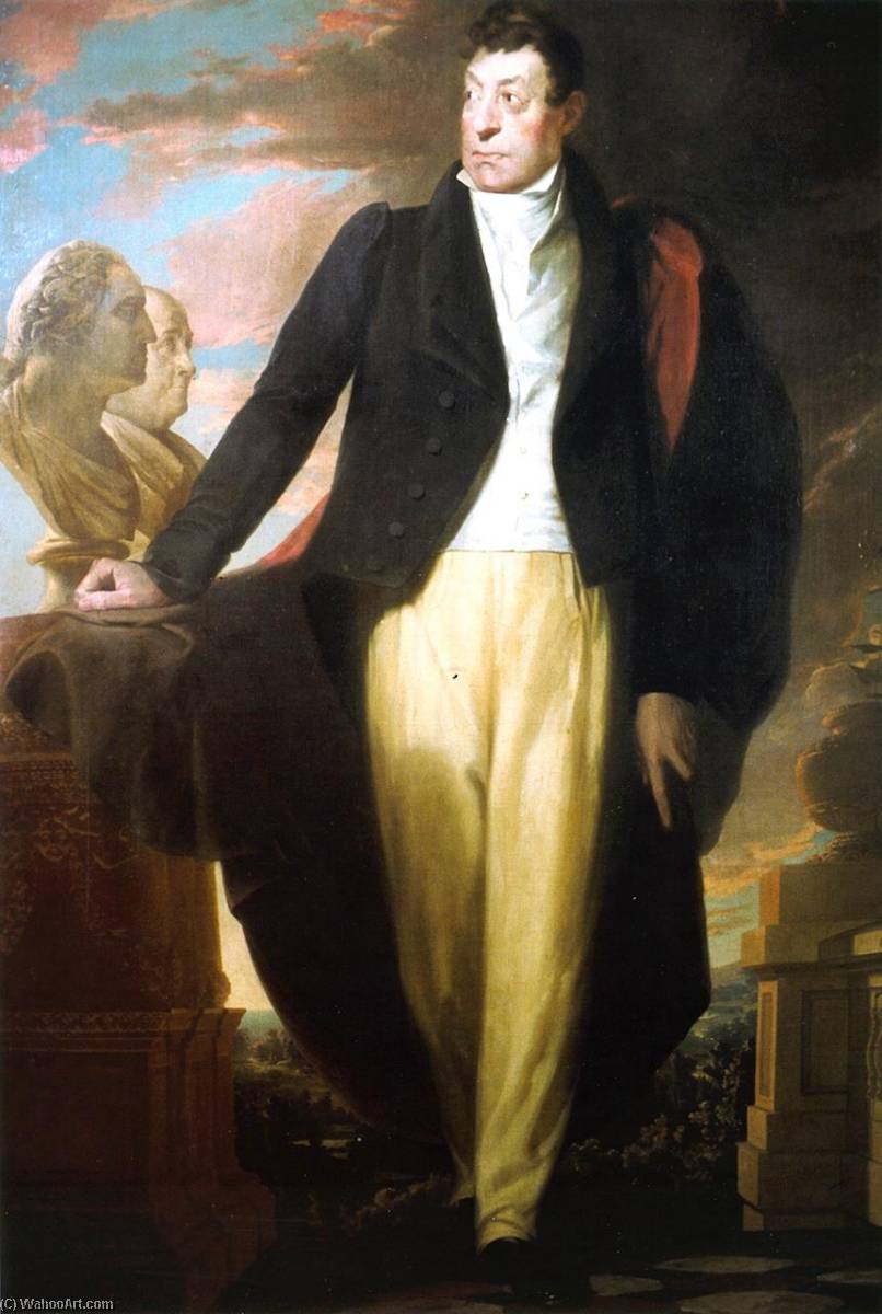 Order Oil Painting Replica The Marquis de Lafayette, 1826 by Samuel Finley Breese Morse (1791-1872, United States) | ArtsDot.com