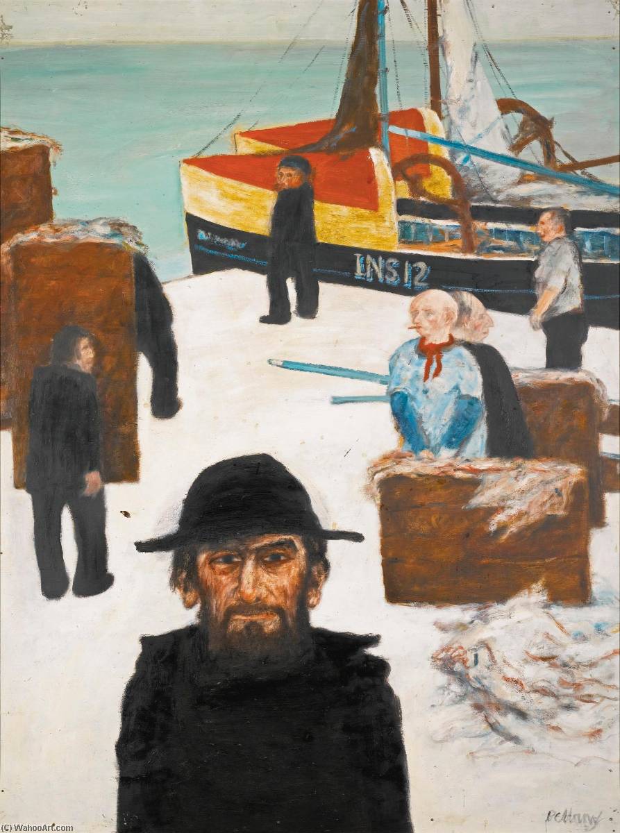 The Fisherman, 1966 by John Bellany (1942-2013) John Bellany | ArtsDot.com