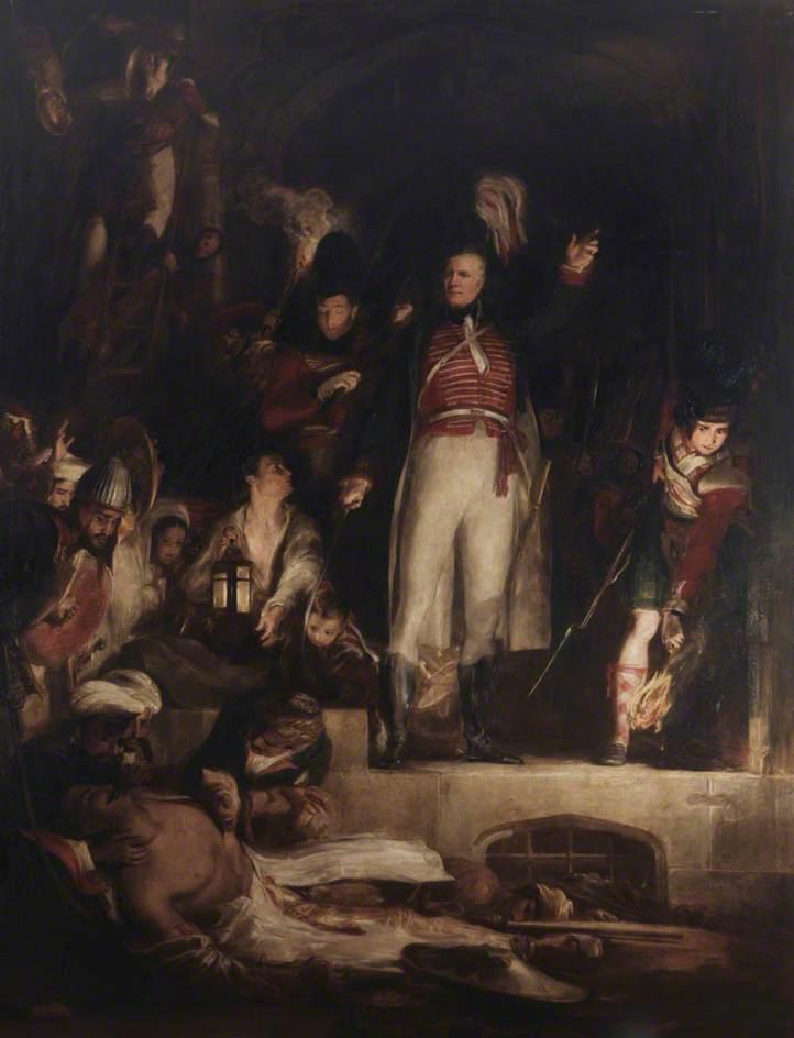 顺序 畫複製 David Baird将军发现苏丹的遗体, 1839 通过 Sir David Wilkie (1785-1841, Scotland) | ArtsDot.com