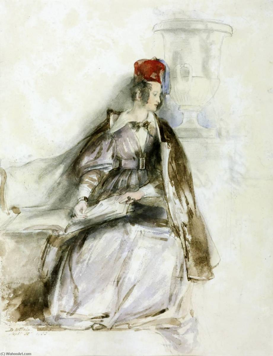 Buy Museum Art Reproductions Miss Julia Emily Gordon, 1833 by Sir David Wilkie (1785-1841, Scotland) | ArtsDot.com