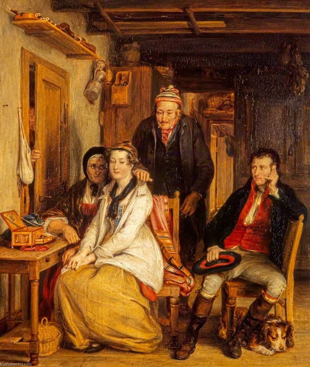顺序 畫複製 邓肯·格雷, 1819 通过 Sir David Wilkie (1785-1841, Scotland) | ArtsDot.com