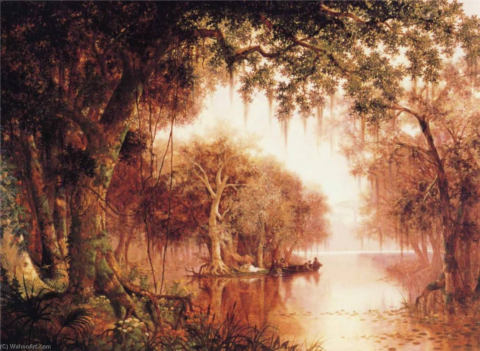 Buy Museum Art Reproductions The Land of Evangeline, 1874 by Joseph Rusling Meeker (1827-1889) | ArtsDot.com