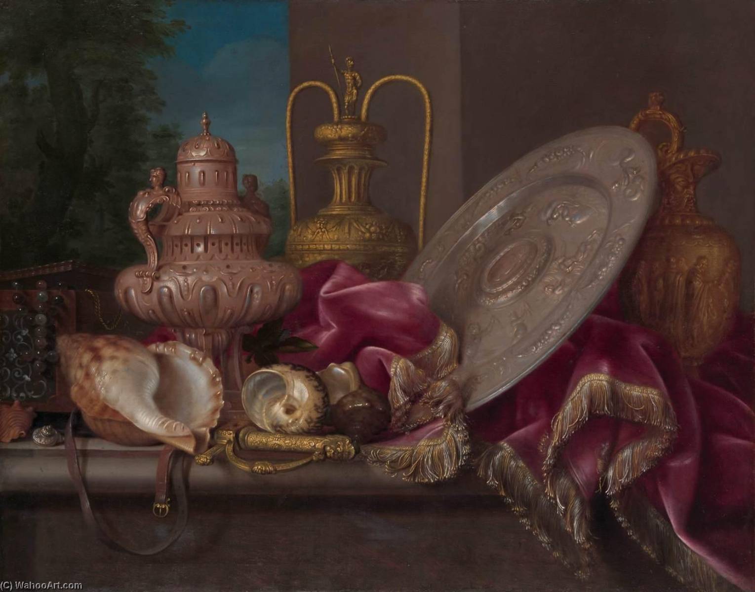 Order Art Reproductions Still Life, 1700 by Meiffren Conte (1630-1705) | ArtsDot.com