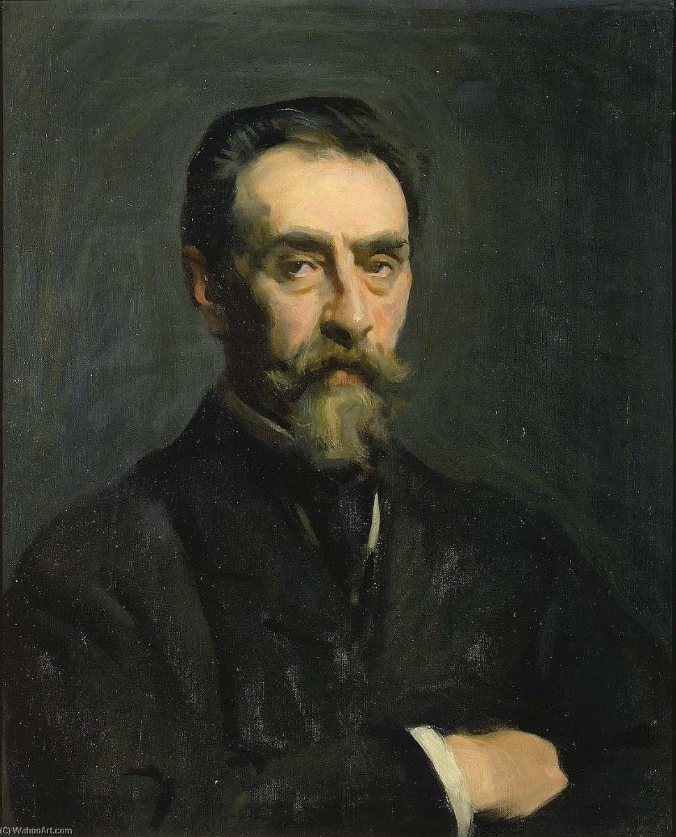 Order Paintings Reproductions Portrait of William E. Norton, 1901 by William Penhallow Henderson (1877-1943) | ArtsDot.com