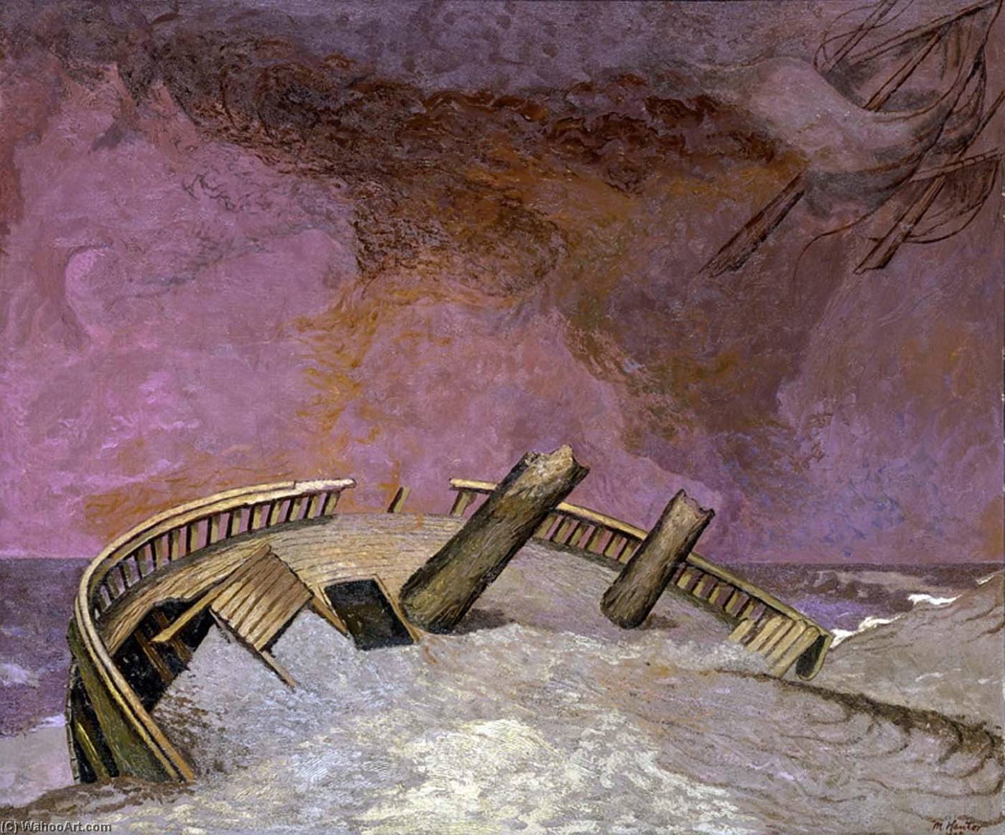 Order Paintings Reproductions The Wreck, 1939 by Morris Kantor (Inspired By) (1896-1974) | ArtsDot.com