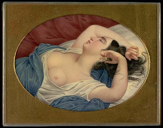 Buy Museum Art Reproductions Sleeping Beauty, (painting), 1850 by Henry Breintnall Bounetheau (1797-1877) | ArtsDot.com